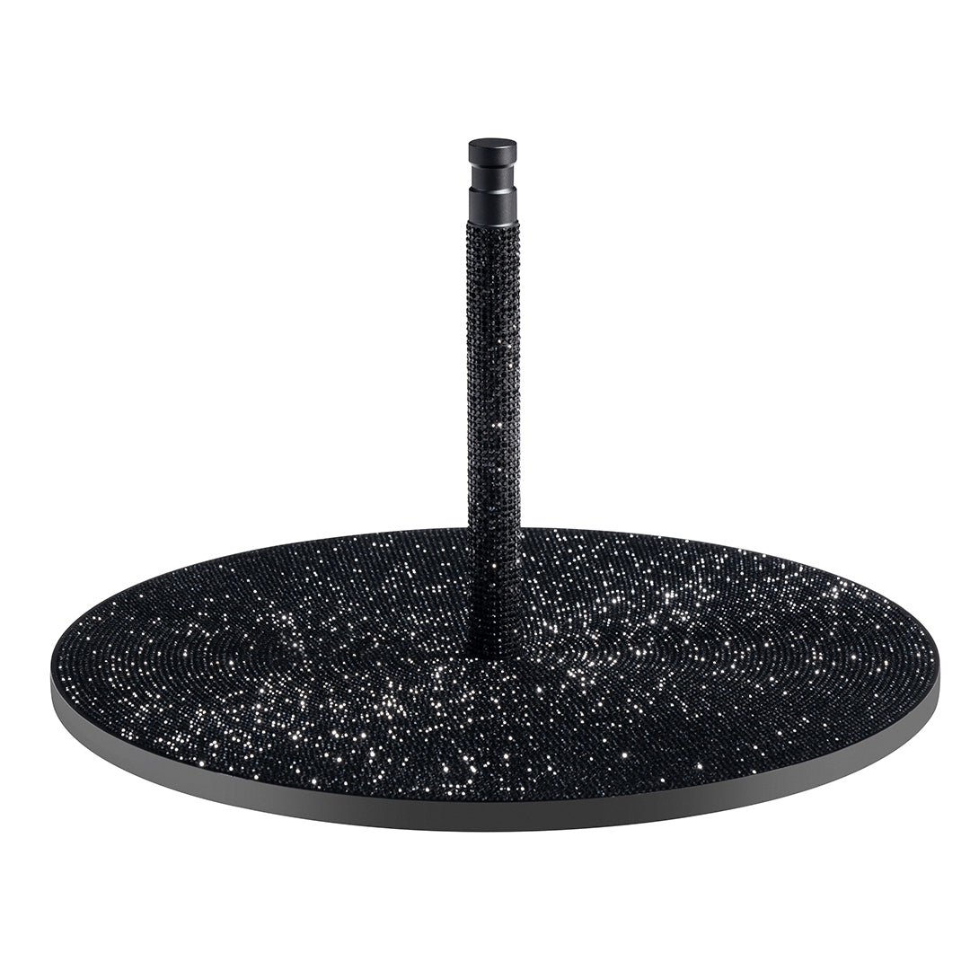 SPARKLE Round Acrylic Table Base – Stylish and Versatile Accessory black