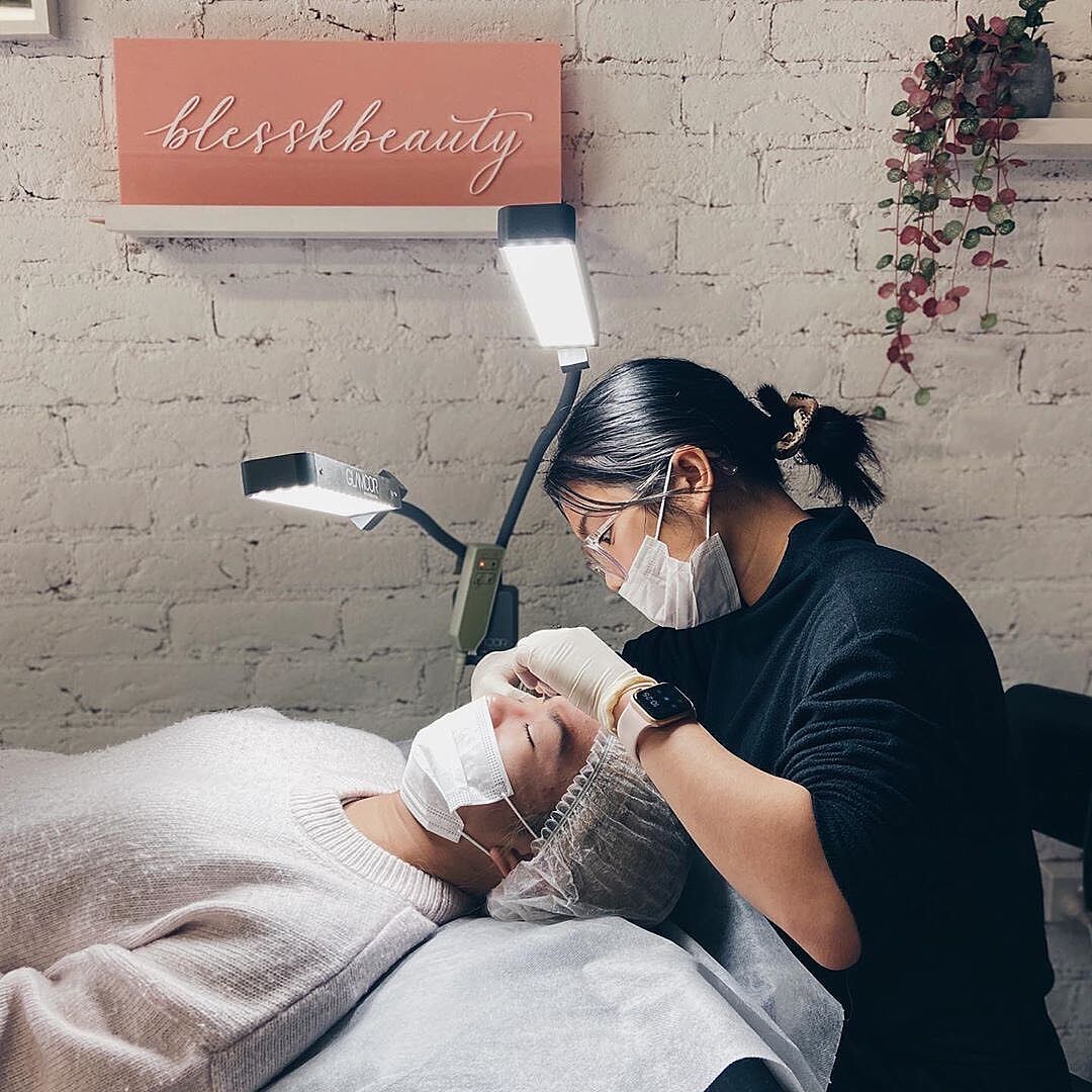 @blesskbeauty, Lash studio, using the GLAMCOR ELITE X