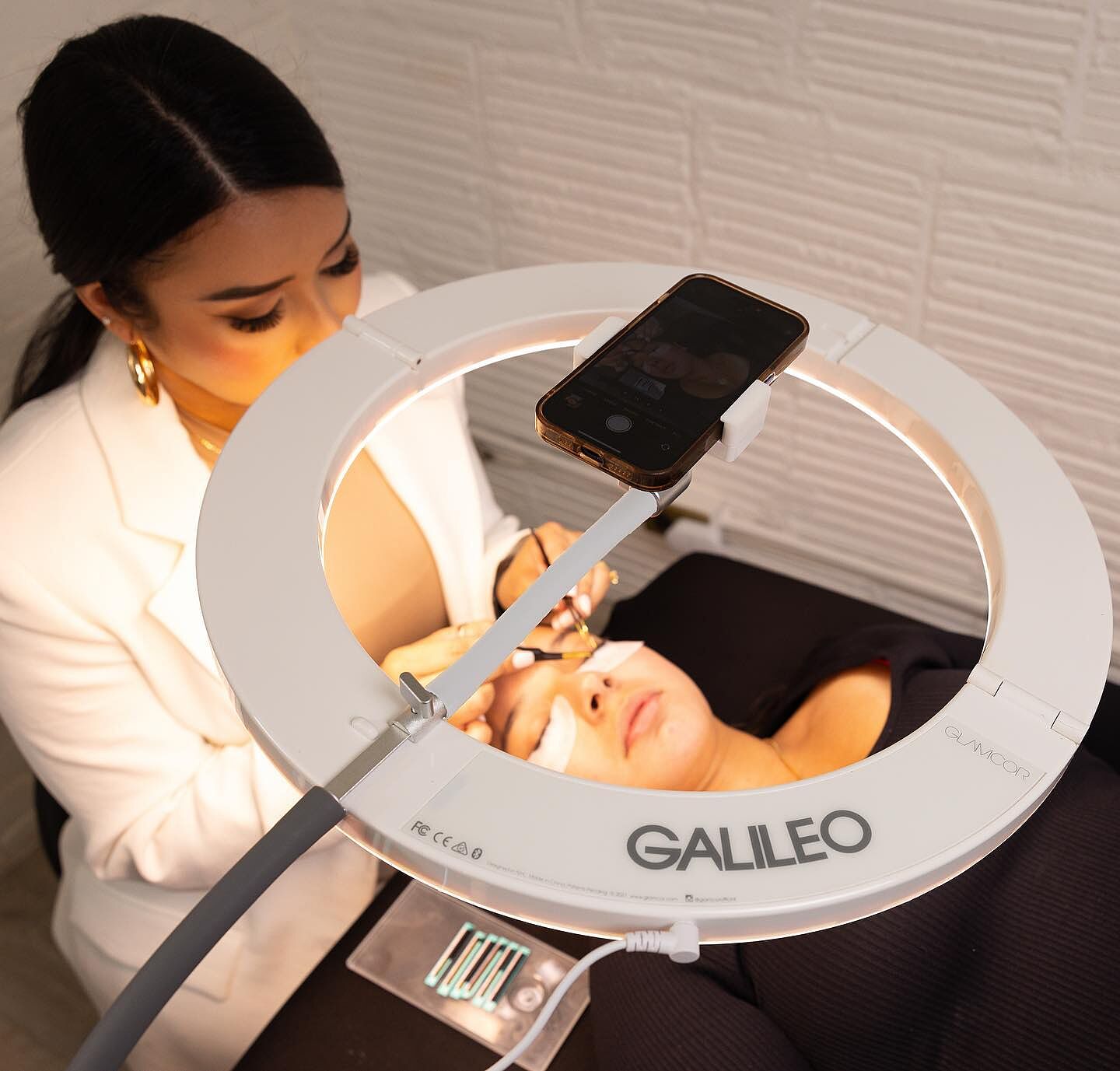 @glamcorofficial, Lash & brow, using the GLAMCOR GALILEO