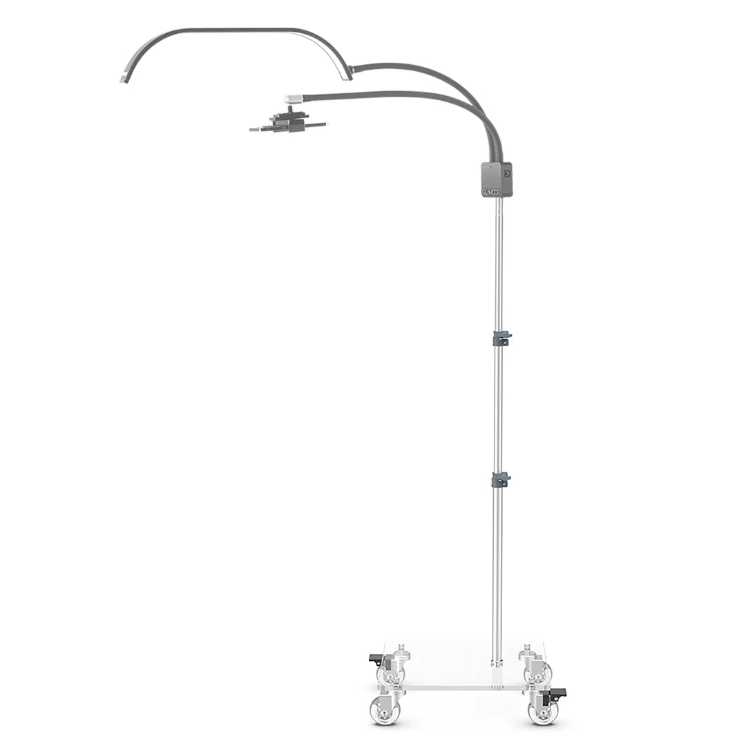 GLAMCOR Horizon: The ultimate lighting fixture for beauty studios, providing unmatched brightness and adjustability with its curved salon lamp.