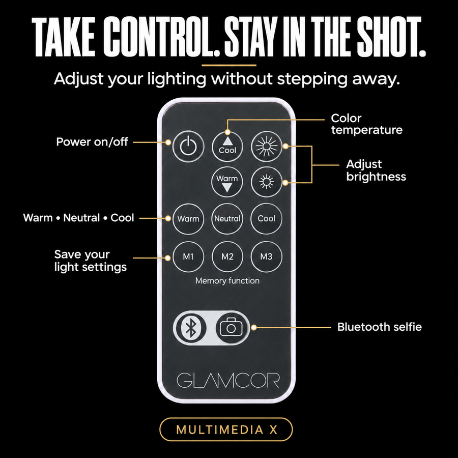 Multimedia X — Take control. Stay in the shot.