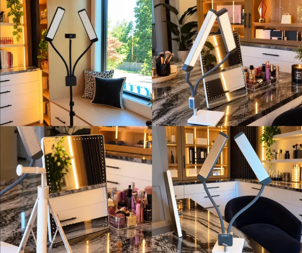 Screenshots from Mikayla's TikTok video featuring the Multimedia X Pro Kit