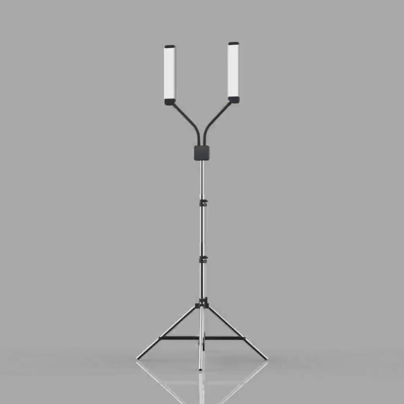 Complete Glamcor Elite X Floor Light Kit featuring HD Daylight and five-stage dimming.