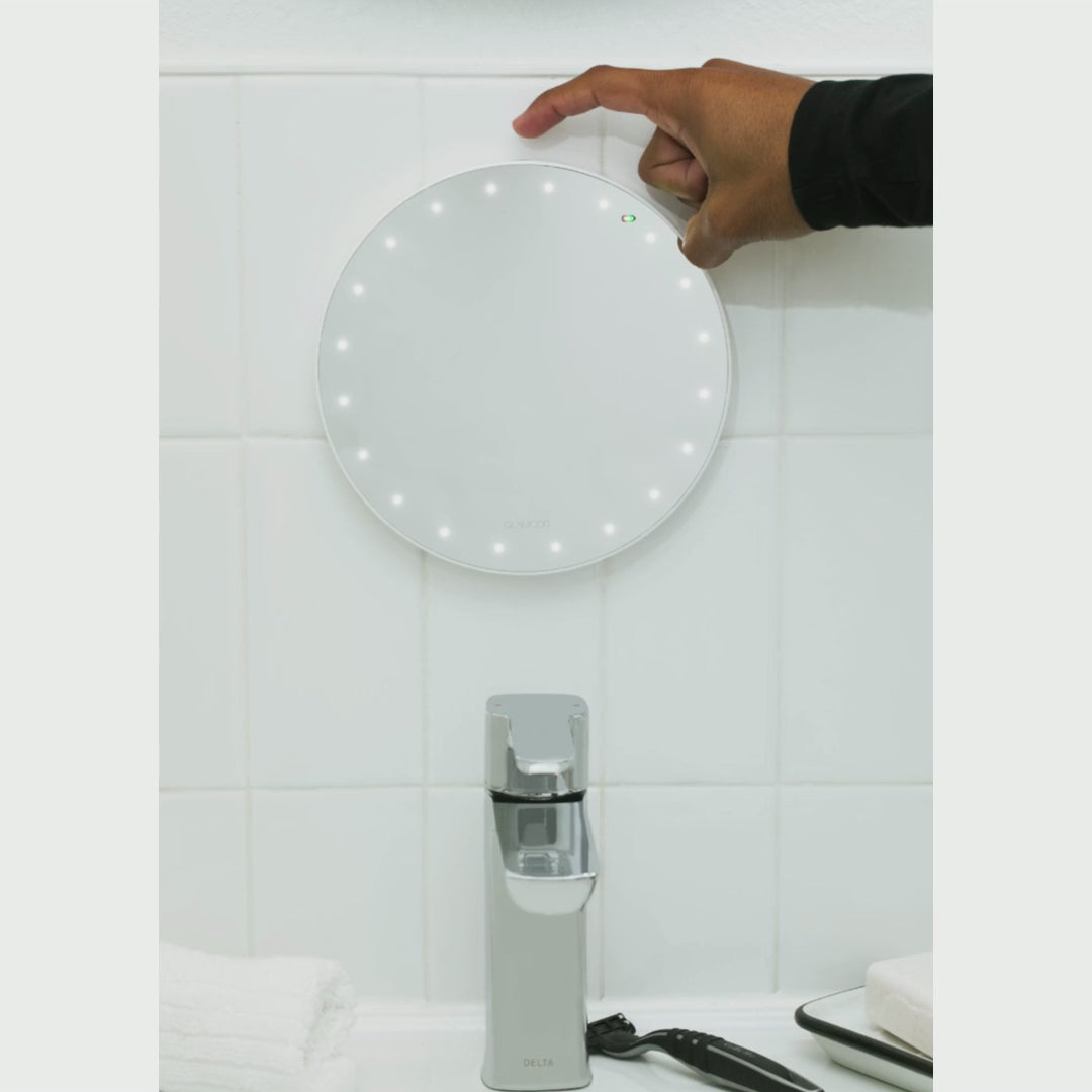 Load video: GLAMCOR HOME Shaving Mirror | International Warehouse