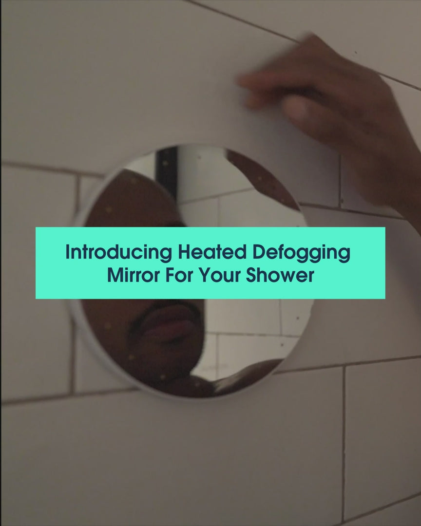 Load video: GLAMCOR HOME Shaving Mirror | International Warehouse