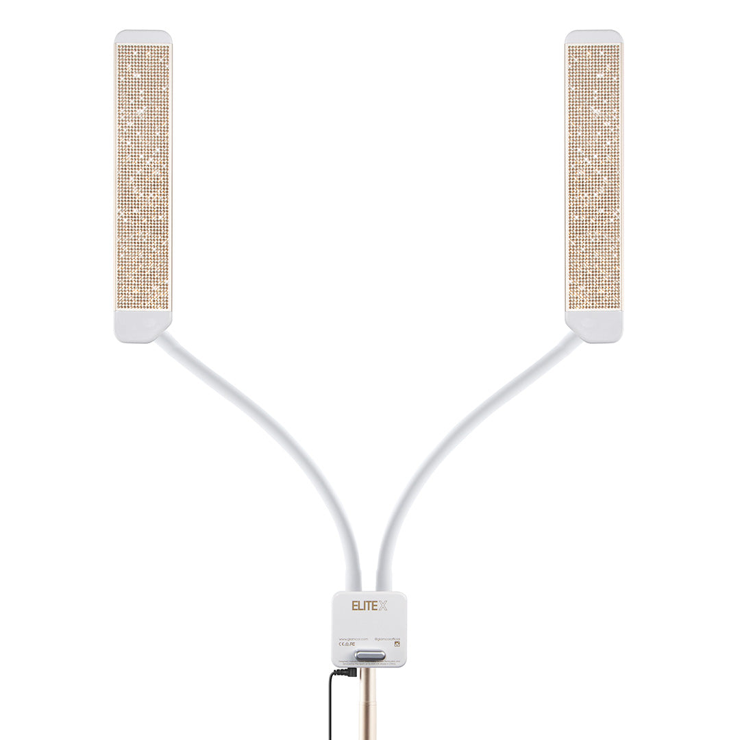 SPARKLE Elite X beauty lamp with five brightness settings.