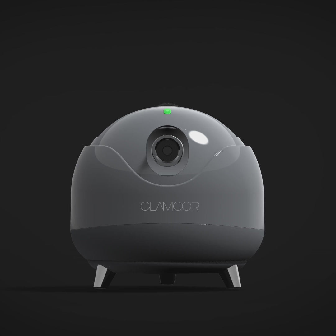 Load video: Glamcor Star Tracker: High-quality tech for your camera, phone, or tablet and precise video and photo tracking, powered by AI face tracking gimbal for seamless content creation.