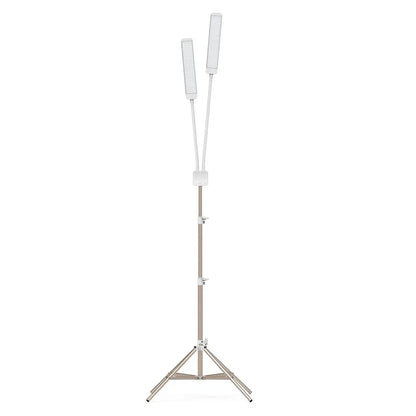 REVOLUTION X - GLAMCOR LIGHTS WHITE/SILVER / WHITE & GOLD TELESCOPIC STAND GLAMCOR