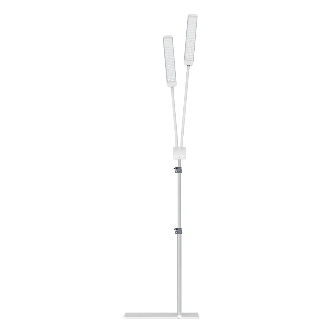 REVOLUTION X - GLAMCOR LIGHTS WHITE/SILVER / UNIVERSAL FLAT BASE STAND GLAMCOR