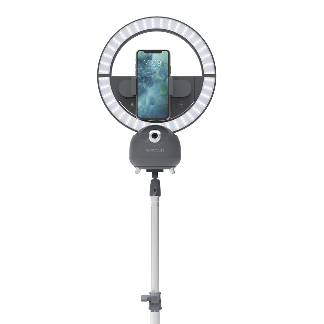 Discover the GLAMCOR LIGHTS IN MOTION KIT featuring the STAR TRACKER gimbal and SUNRISE Cordless Ring Light