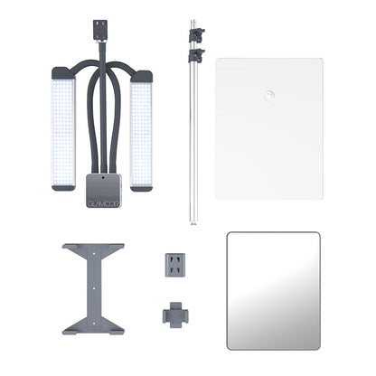 Create eye-catching social media content with the MULTIMEDIA X, providing the perfect lighting for every post.