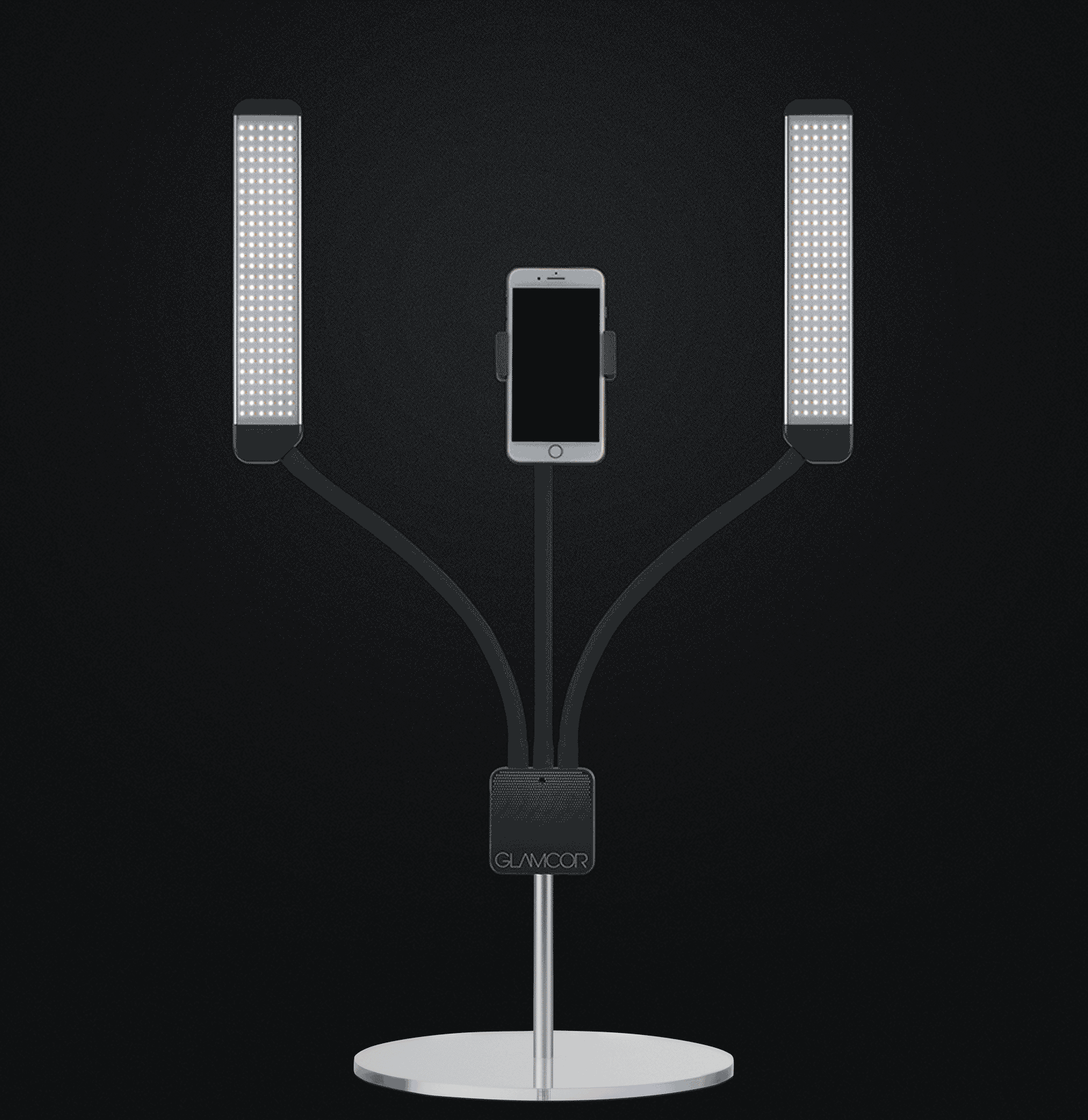 Tool-free assembly of the Round Acrylic Table Base, ideal for quick setup and portability.