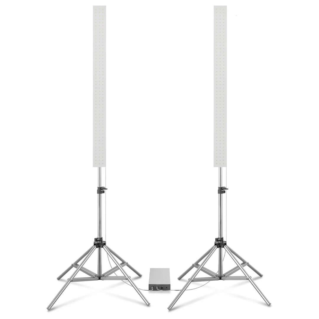 Glamcor Paris Lights Plus with two portable LED light bars for versatile lighting.