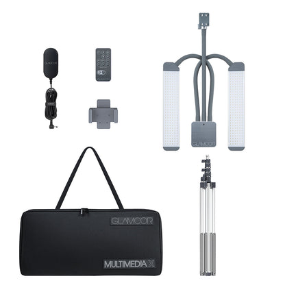 Enjoy the convenience of remote-controlled lighting with the MULTIMEDIA X, perfect for hassle-free adjustments.