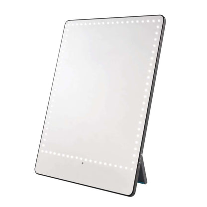 RIKI PRETTY includes a magnetic magnifying mirror for detailed makeup application.